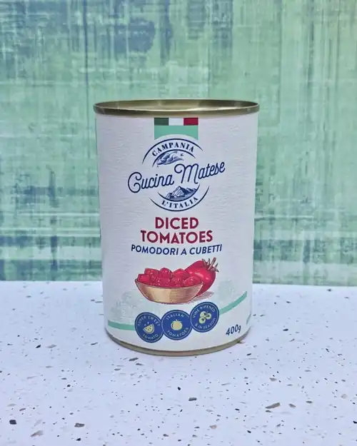  Cucina Matese Diced Tomatoes. Pomodori a cubetti. Super sweet tomatoes. Italian tomatoes.
